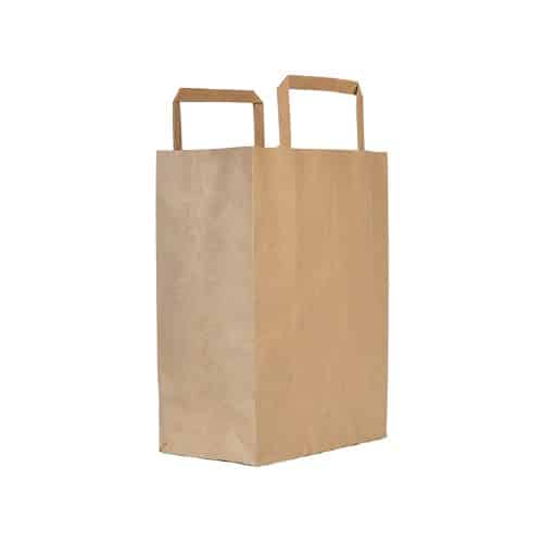 Carry Out Shopper carta food - Buste di carta maniglia piatta